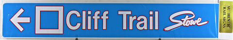 Cliff Trail Trail Sign